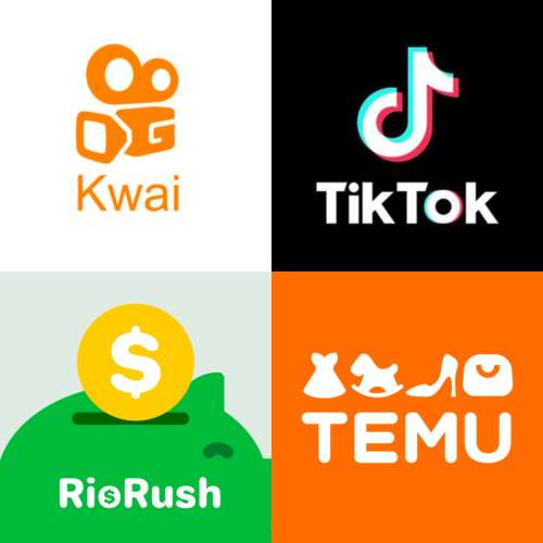 Kwai TikTok RioRush Temu 